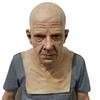 Halloween Hot Style Parody Baldheaded Old Man Carnival Party Dance Mask Old Man Head Scary Make Strange Scary Props Tricky Mask