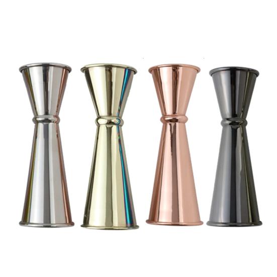 Stainless Steel Cocktail Jigger Double Measuring Cup with Measurements Inside for Bartenders Home Use Professional Bar Tool for Accurate