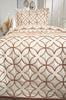 Комплект стеганого покрывала Parolin 2шт, покрывало 180х240, наволочка 50х70, одинарный размер, на шнуровке, бежевый