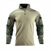 Men's Outdoor Tactical Hiking T-Shirts,Military Army Camouflage Long Sleeve Hunting Climbing Shirt,Male Breathable Sport Clothes