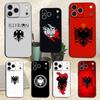 A-Албания F-Флаг-ES Для iPhone 13,16,11,14,17,12,15,Plus,Pro Max,XS,X,XR,SE,Mini,8,7,Чехол для телефона Мягкий силикон Черный