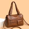 New Autumn and Winter Mother Bag Soft Leather Texture European and American Versatile One-shoulder Crossbody Bag Women's Backpack