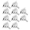 10pcs Stable Structure Solar Panel Mid Clamps Solar Panel Mounting Accessories  Flat Roof