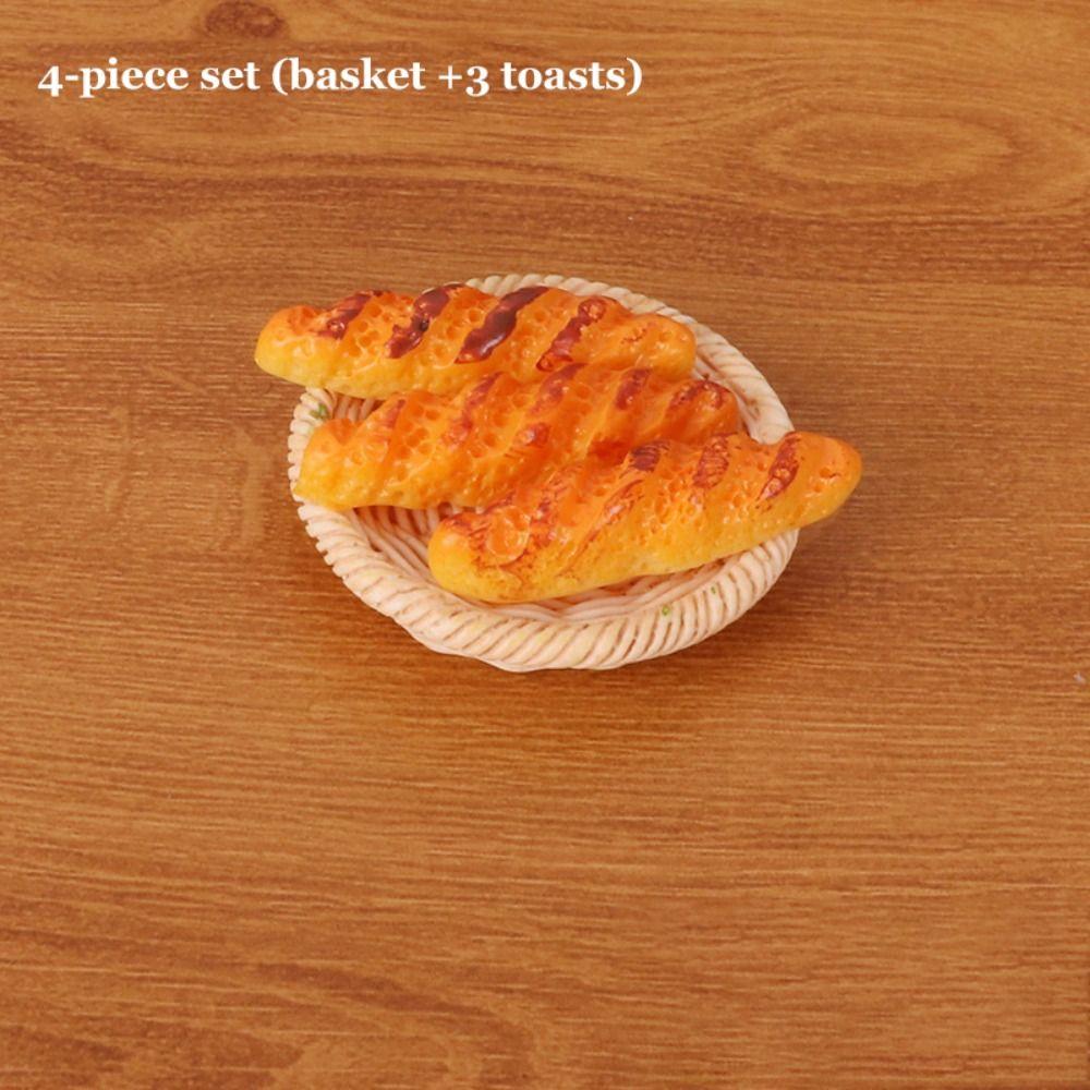 Красочные миниатюрные хлебные реалистичные аксессуары для декора кукольного дома для 1 человека:6/1:12 кукол