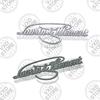 AAAIY1 For L&K Laurin & Klement Kodiaq Octavia Superb Scala Karoq skoda Car 3D Metal Badge Decals Sticker Car Rear Trunk Emblem