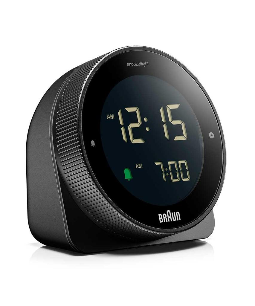 Braun Цифровые настольные часы BC24B черные