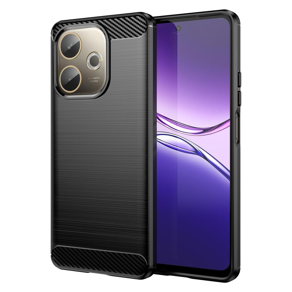 Для Oppo A5 Pro 4G (Глобальный)/5G (Глобальный)/A5 Energy 5G (Китай) Чехол Защитный Чехол для Телефона Текстура Углеродного Волокна Матовый