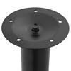 2 x Telescopic Table Leg Table Support Leg Table Foot Black 710 mm 1100 mm