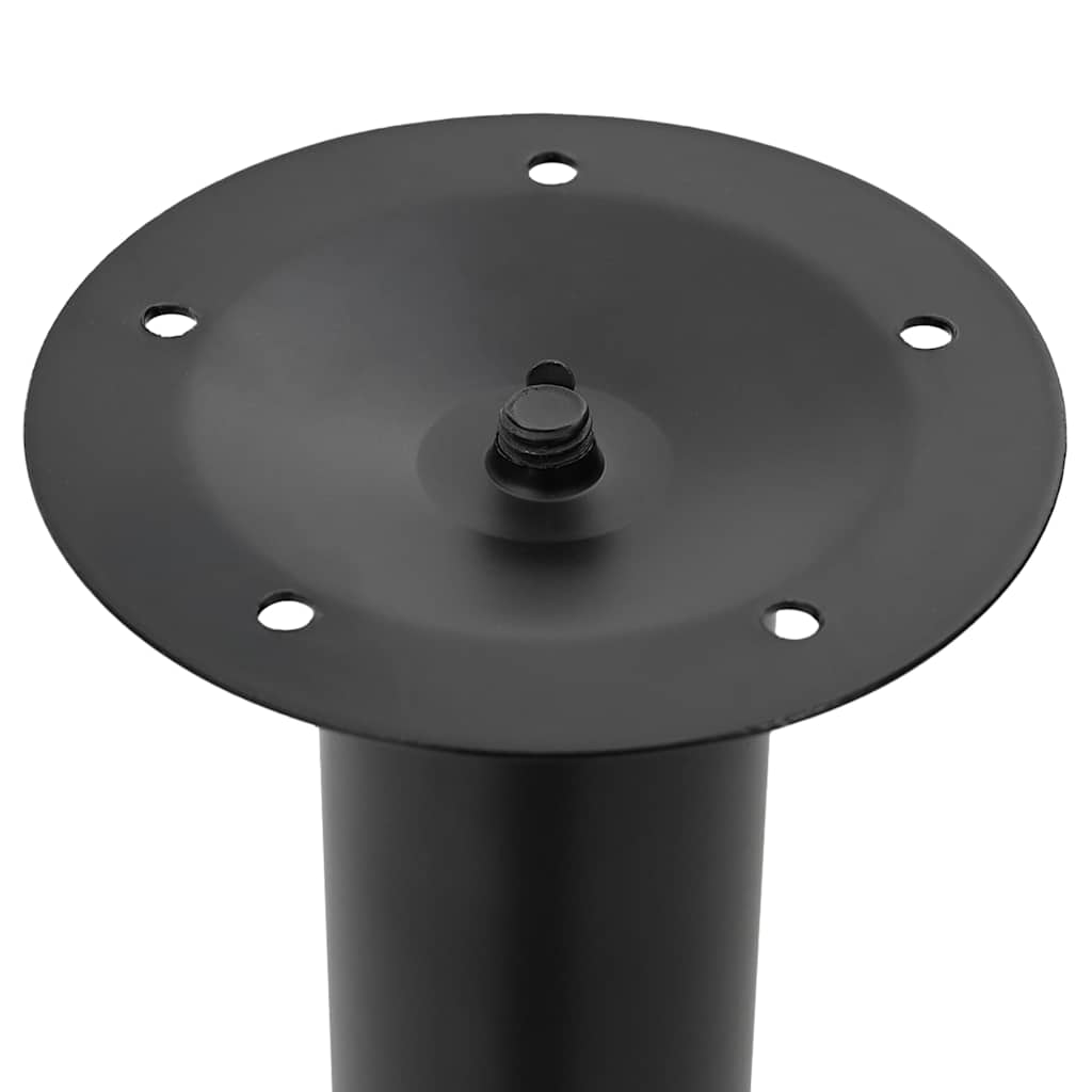 2 x Telescopic Table Leg Table Support Leg Table Foot Black 710 mm 1100 mm