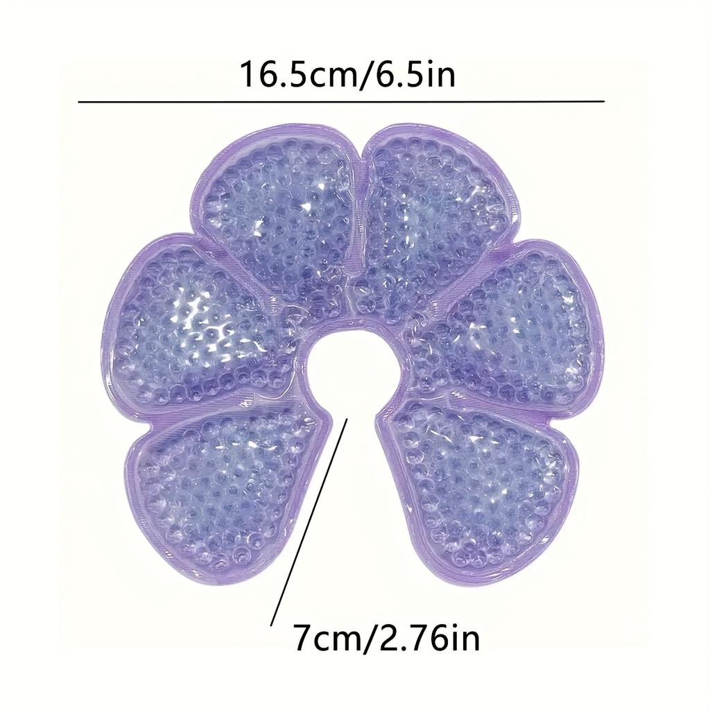 1PC Reusable Hot & Cold Therapy Breast Pad, Flexible Gel Pack for Breastfeeding Comfort, Full Coverage Nursing Essential
