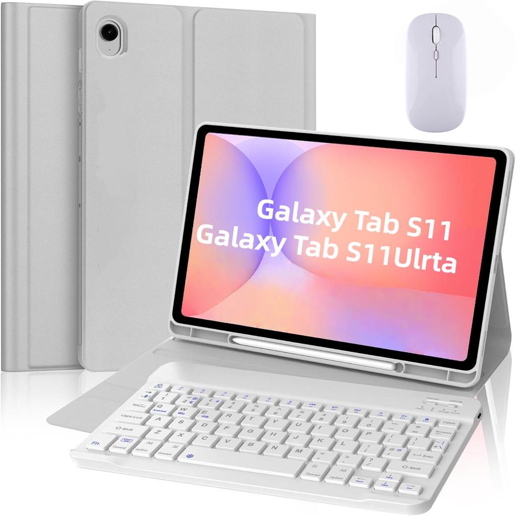 Защитный чехол для Samsung Galaxy TabS11 14.6" с внешней Bluetooth-клавиатурой