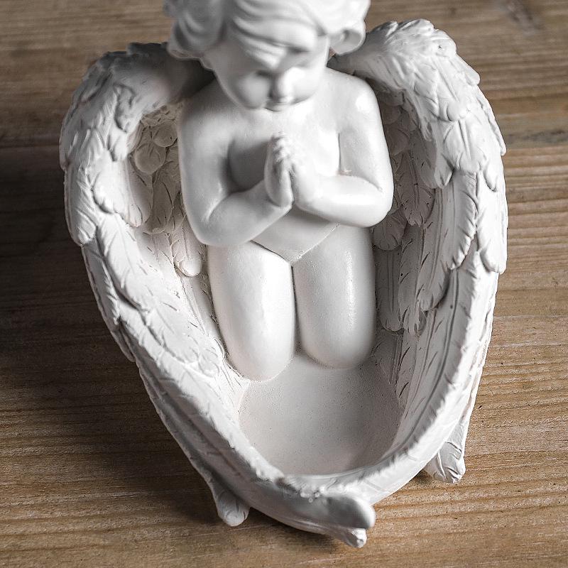 Подсвечник Статуя Домашний Декор Скульптура Подсвечники Для Украшения Настольные Украшения Для Гостиной Подсвечники Ангел
