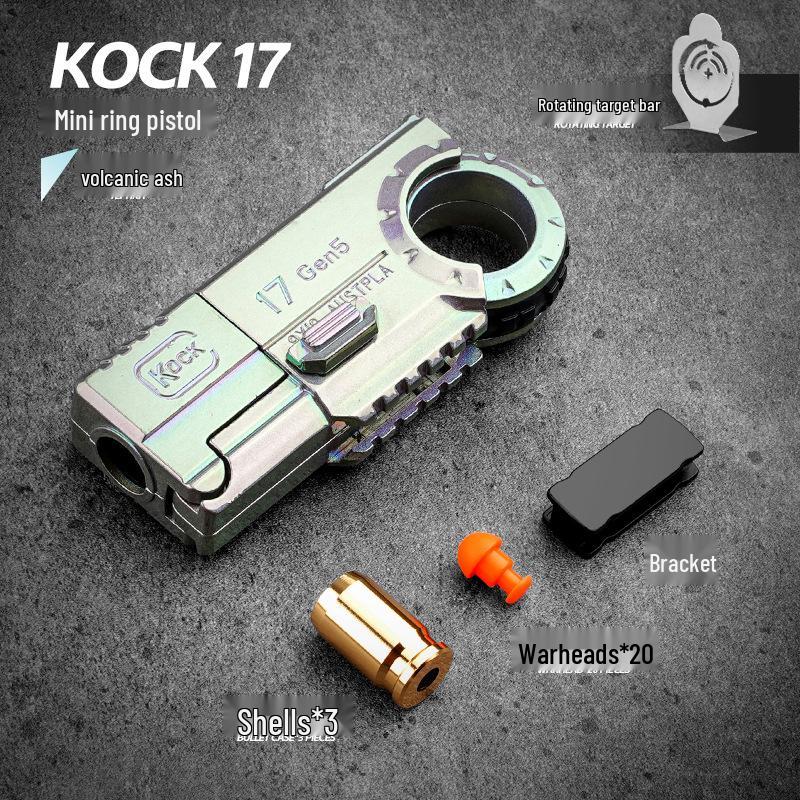 Игрушечный пистолет EDC с мини-металлическим эжектором для снятия стресса