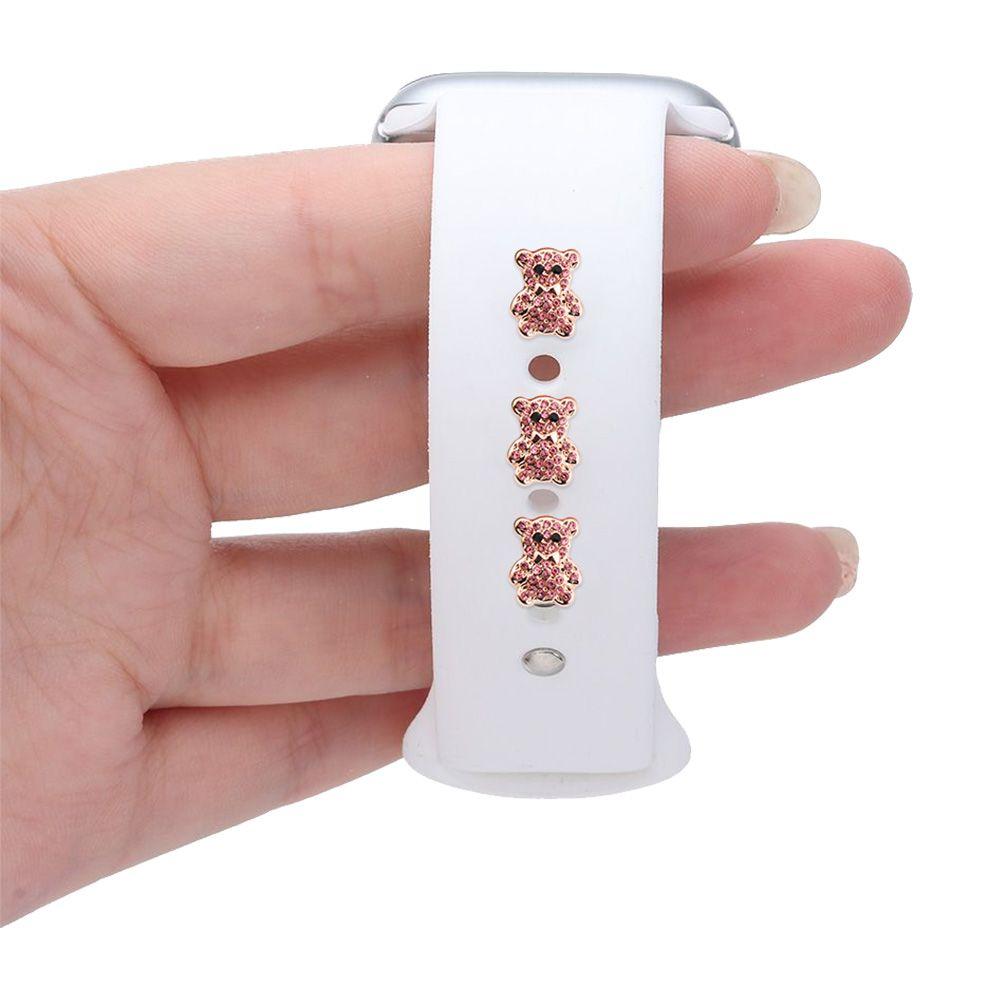 Jewelry Accessories Silicone Strap Decorative Nails Rubber Bracelet Decoration Watchband Ornament