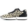 Originals ZX Flux Comfortable Leopard Print Leather Durable Breathable Supportive Low-Top Marathon Running Shoes Unisex Sneaker B23725