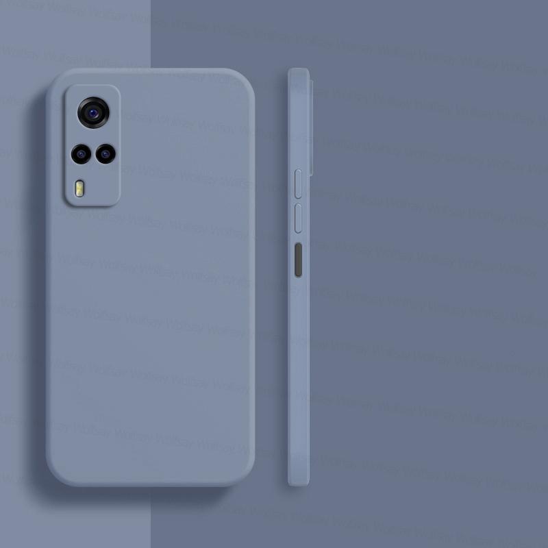 Для Vivo Y53S Чехол Vivo Y31 Y51 Y51A Y51S Y33 Y53S Чехол Противоударный Жидкий Силиконовый Защитный Чехол Для Телефона Для Vivo Y53S