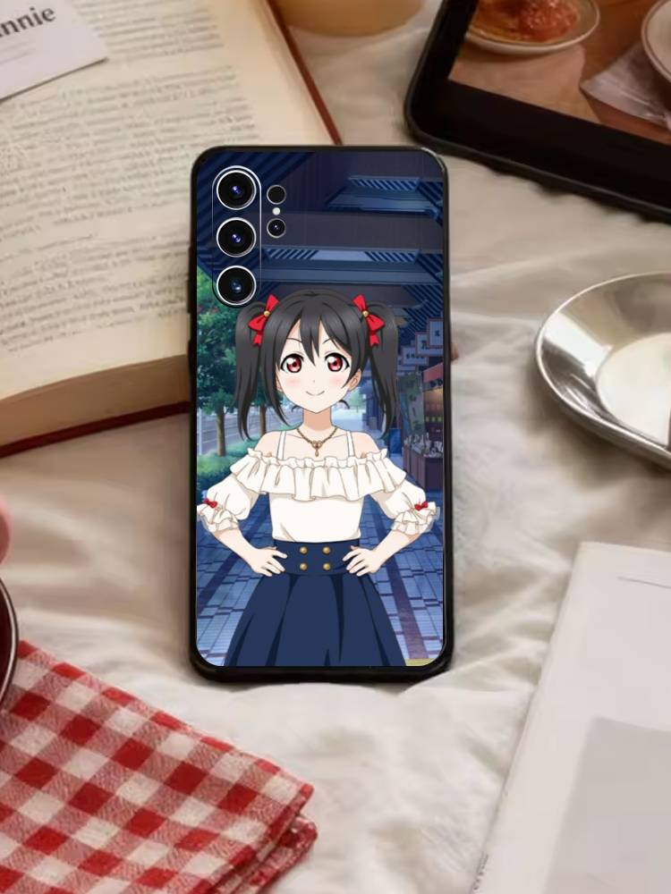 Чехол для телефона Love Live-Sonoda Umi для Samsung S26, S25, S24, S23, S22, S21, S20, Ultra, Plus, FE Черный Мягкий чехол