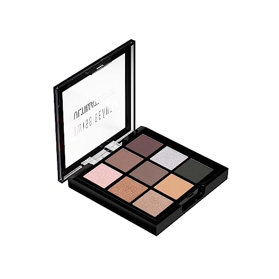 Ultimate 9 Pigmented Colors Eyeshad Palette| Long Wearing And Easily Blendable Eye Makeup Palette |  Matte, Semi-Matte & Shimmery Finish