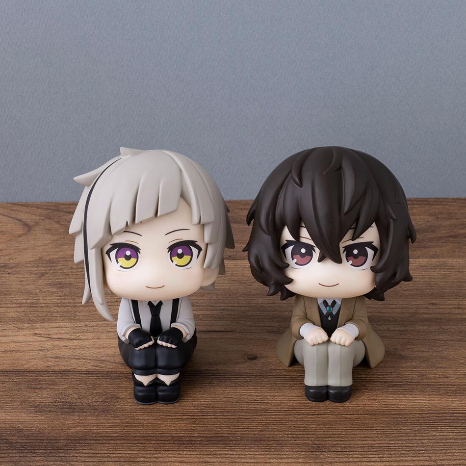Bungou Stray Dogs Anime Figure Look Up Nakajima Atsushi Action Figure Q Version Dazai Osamu Figurine PVC Toy Collection Gifts