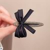 Универсальная зажим-краб с инкрустацией бриллиантами, Бант, Заколка для волос на затылок, Зажим-уточка, Простые аксессуары для волос