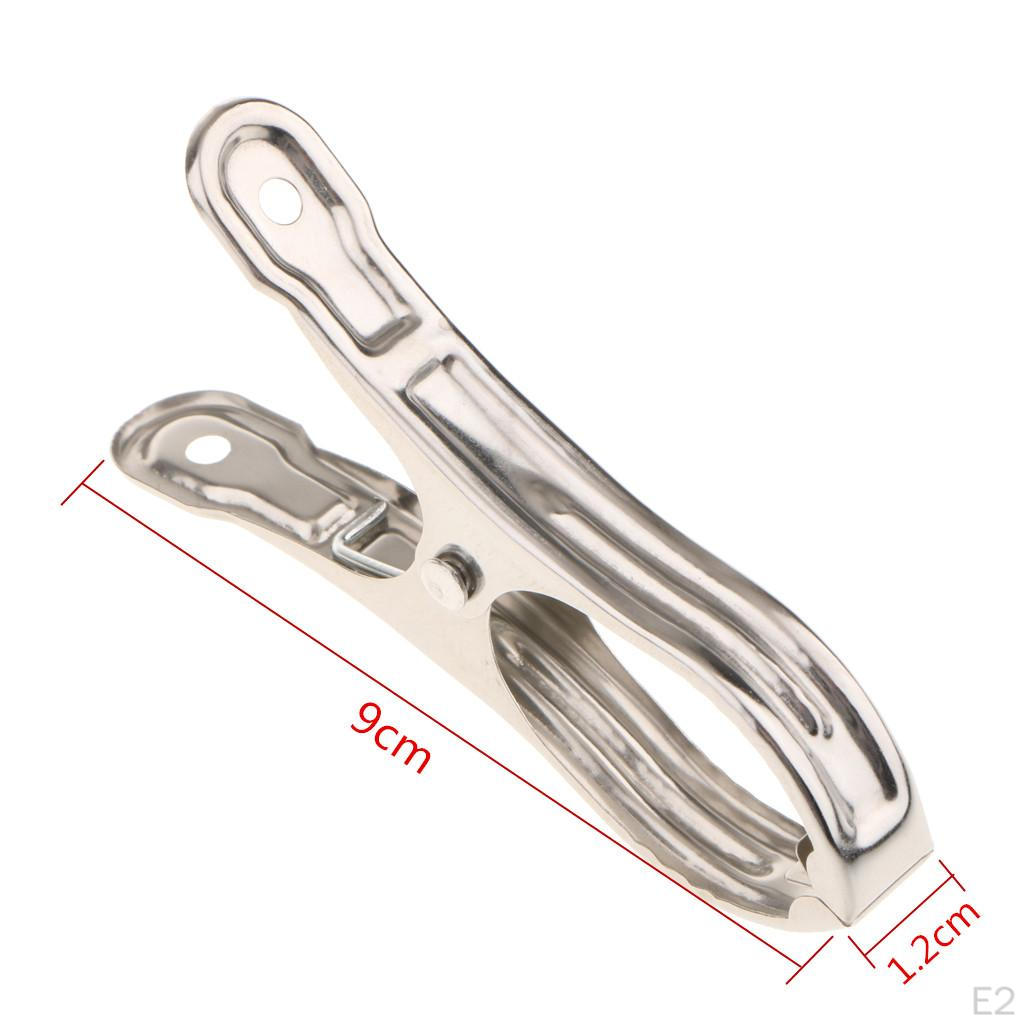 8 шт. универсальные прищепки для стирки из нержавеющей стали, прищепки для фотографий, скрепки для бумаги