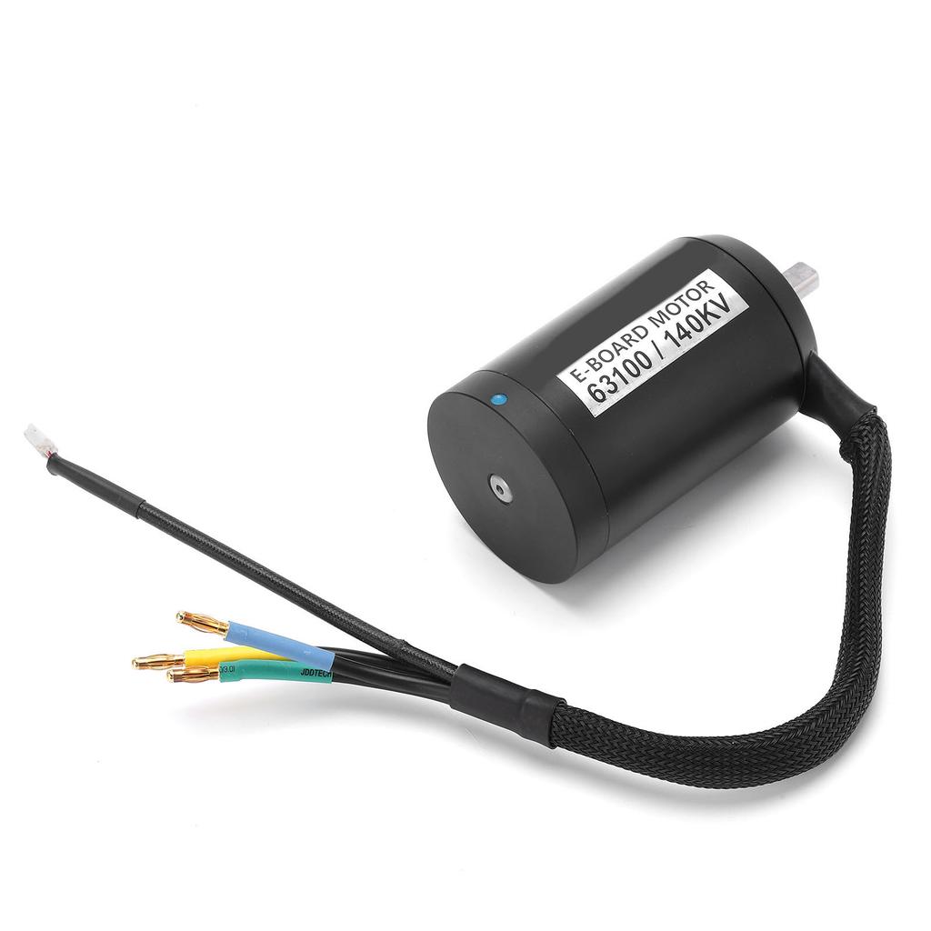 63100 140kv Brushless Motor for Electric Mountain Bike for Electric Skateboard 5kw Glues Filled10mm D Shaft