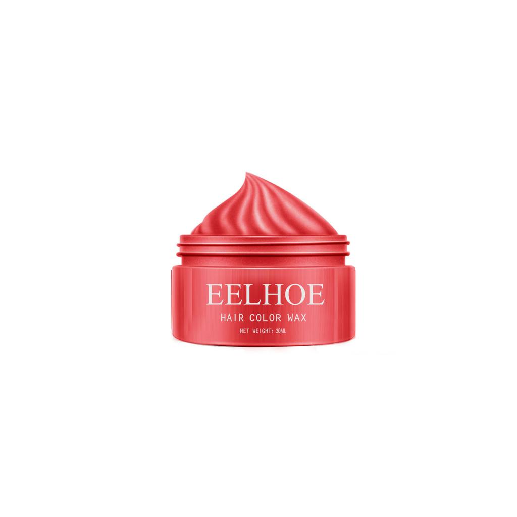 Temporary Hair Color Styling Wax, One-Time Use Washable Hair Cream for Instant Hairstyle Coloring, 30g