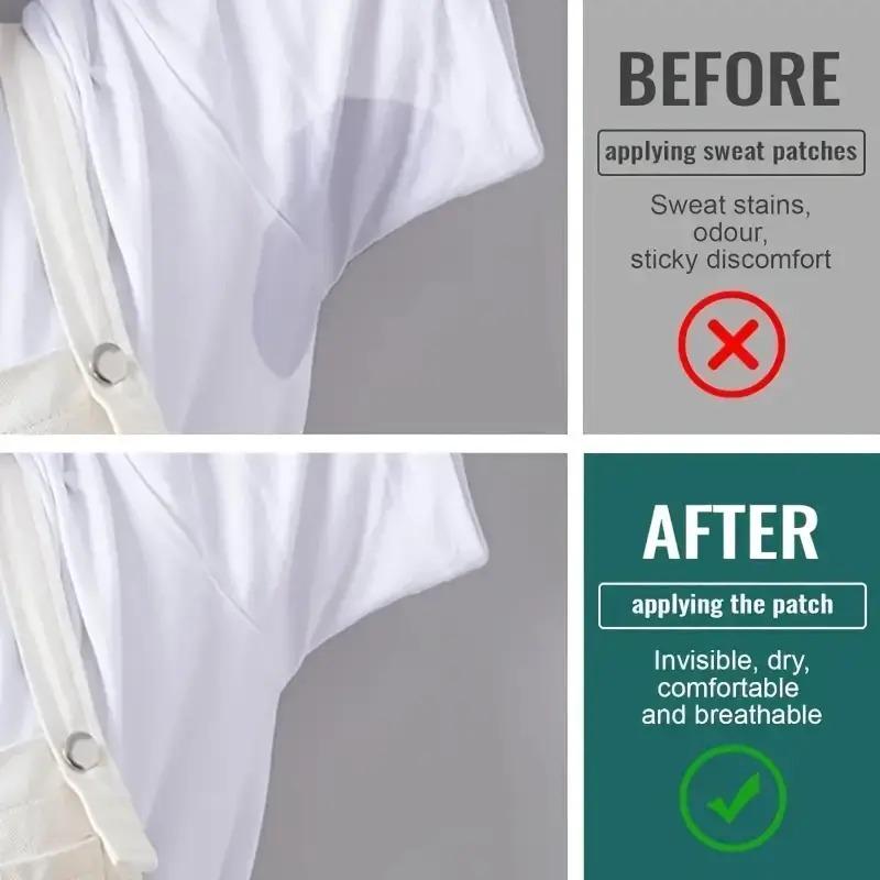 500pcs Unisex Summer Sweat Pads Deodorants Underarm Anti Perspiration Sweat Pads Disposable Armpit Absorb Useful Shield Pads