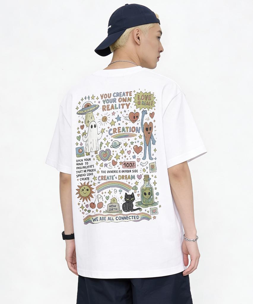 ARTISTWEAR [Atw] Футболка с коротким рукавом "Призрачная Вселенная" - 2 цвета