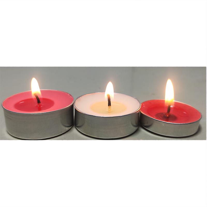 Бездымные ароматерапевтические свечи для подношений Будде - 100 шт. для дома, дня рождения, романтических мероприятий, подогрева чая и вечных светильников.