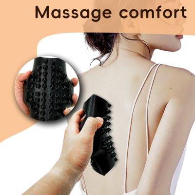 Чесалка для спины с отверстиями для полотенец, приятная для кожи, гибкий массажный инструмент для облегчения зуда и разминания плеч