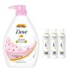 680g+40g shower milk + 3x100g essence