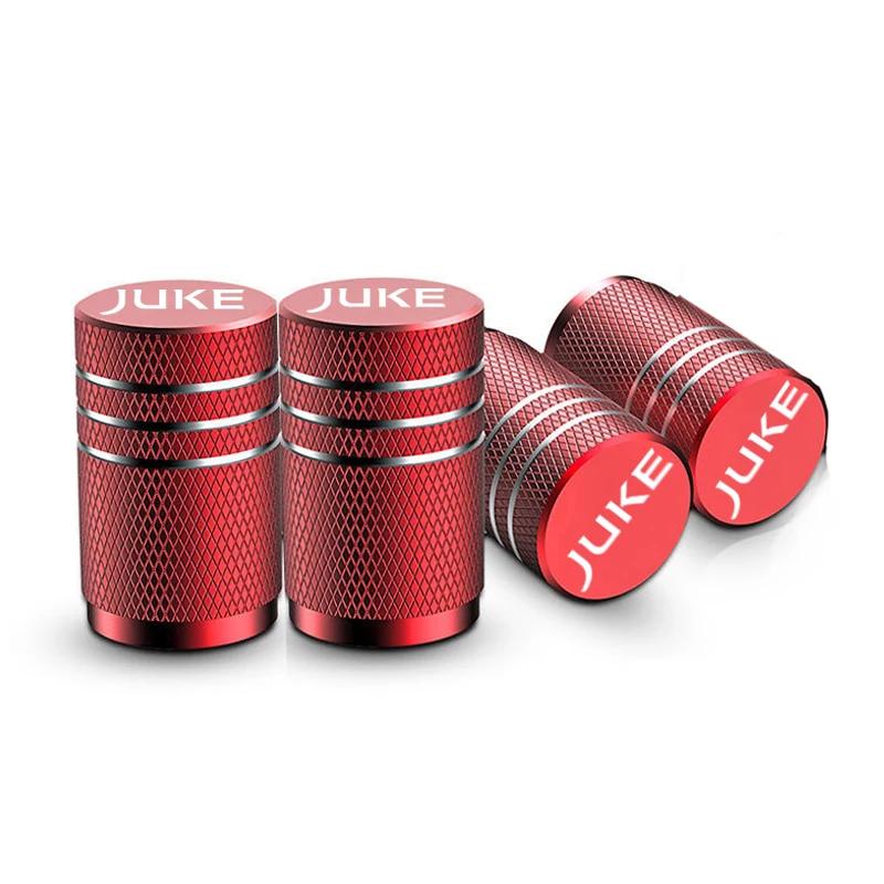 yxkpz10 For Nissan Juke Accessories 4pcs Car Wheel Tire Valve Caps Tyre Stem Covers Airdust Waterproof