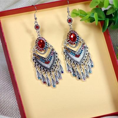 Серьги кисточки