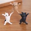 Enchanting Cat Pen Holder Cat Bracket Cute Decoration Hand-Made Home Decor Cat Ornaments Easter Decoration