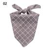 Cute Dots Plaid Neckerchief Triangle Scarf Pet Bandanas Pet Collars Dog Scarf Cat Neck Scarf
