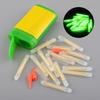 MUQZI Sports Accessory 15Pcs Mini Luminous Float Rod Glow In the Dark Fishing Light Stick Tackle Tool