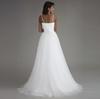 Spaghetti Strap Wedding Dresses White Tulle with Sashes Boho Bridal To Be Gown Bride Dress