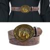 Waist Belt Punk Chain for Cowboy Cowgirl Carved Horse Buckle Retro Floral Buckle Waist Chain Sexy Belt