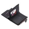 Men Fashion Short Wallets Artificial Leather Card Holder Vintage Design Casual Purse Wallet