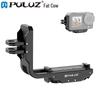 Кронштейн быстрого крепления PULUZ для DJI Osmo Action5 Pro/4: Магнитное расширение для горизонтальной и вертикальной съемки.
