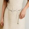 Silver Metal Circular Ring Waist Chain Belly Chain Ethnic Belt Chain Bohemian Body Chain  Girls