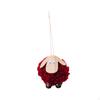 Christmas Lamb Ornament Decoration Lovely Wooly Sheep Hanging for Home Holiday