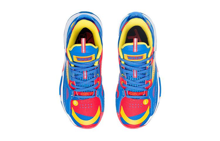 Li Ning YOUNG Низкие Баскетбольные Кроссовки Сине-Красные Унисекс YKBS024-1