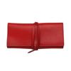 Wake Stationery Original Genuine Leather Pen Case Roll Type Tochigi Leather Made In Japan Red