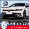 Для VW Volkswagen Jetta MK5 Golf 1 шт. ABS VW POLO Передний значок автомобиля Решетка значок Значок на багажник для Volkswagen Polo 2011 2012 2013