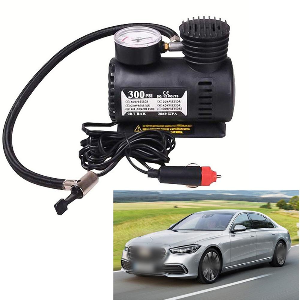 12V Car Electric Air Pump 300psi Air Compressor Tire For Inflator High Quality Portable Auto Inflatable Tire Pump With Gauge