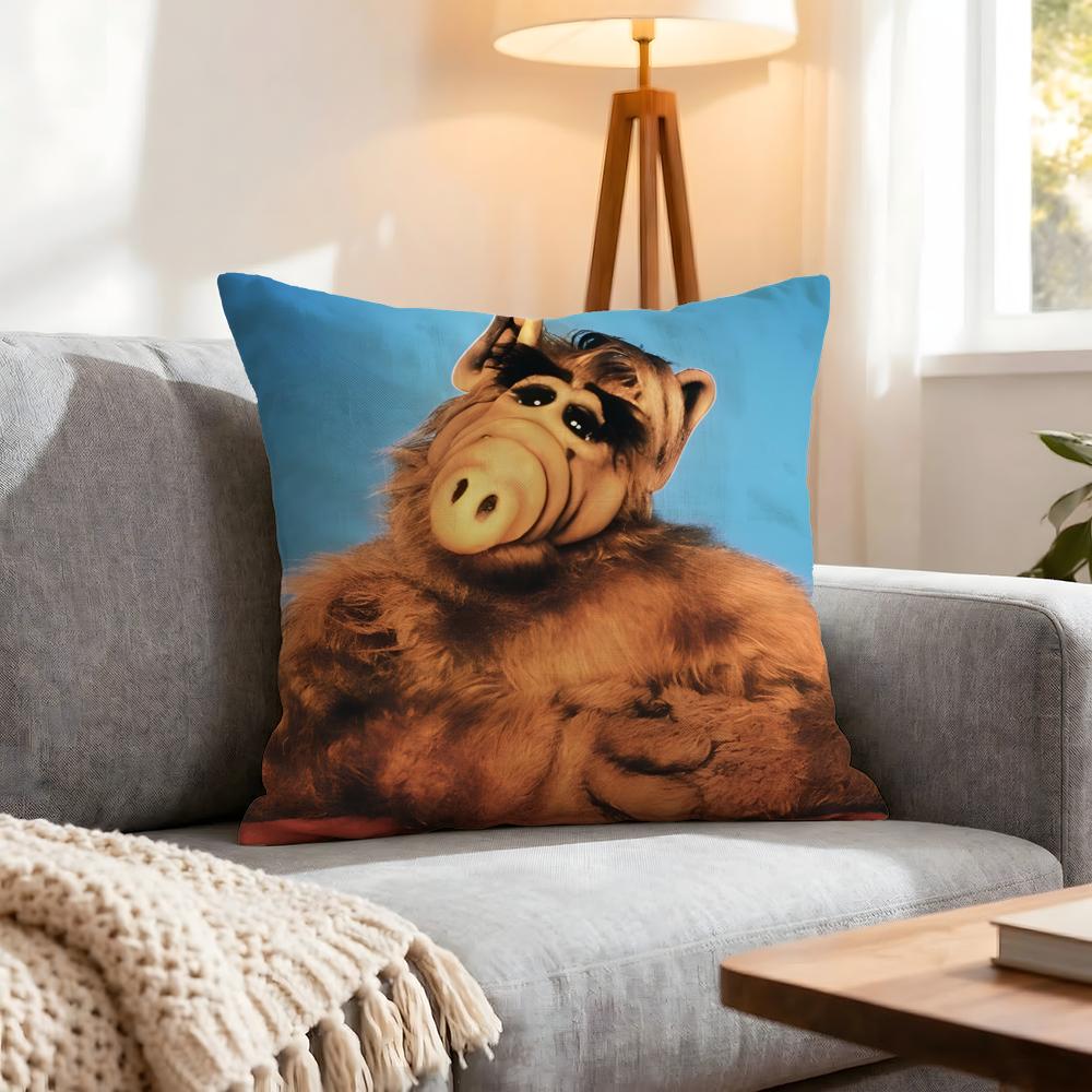 Cartoon ALF Cushion Cover Pcs Decorative Covers Soft Cushion Case for Sofa Couch Decor x x Pillowcases