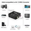 HDMI To AV RCA Adapter Converter Box 1080P RCA AV CVSB LR Video Composite AV Scaler Converter For PC HDTV Projector Compatible