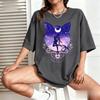 2026 Summer New Arrival Hot Sale Unisex Kids Adults Sailor Moon T-shirt Luna Cat Print Casual Short